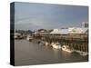 Old Sacramento Riverfront, Sacramento, California-Walter Bibikow-Stretched Canvas