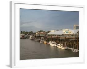 Old Sacramento Riverfront, Sacramento, California-Walter Bibikow-Framed Photographic Print