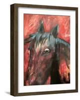 Old Sad Eyes-Ruth Palmer-Framed Art Print