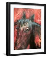 Old Sad Eyes-Ruth Palmer-Framed Art Print