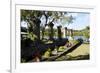 Old Sail Loft Stone Columns-Robert-Framed Photographic Print