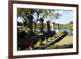 Old Sail Loft Stone Columns-Robert-Framed Photographic Print