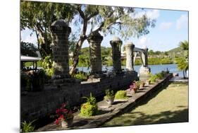 Old Sail Loft Stone Columns-Robert-Mounted Photographic Print