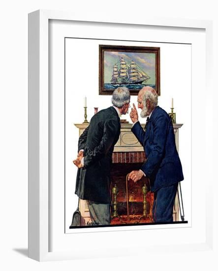 "Old Salts,"March 21, 1931-J.F. Kernan-Framed Giclee Print