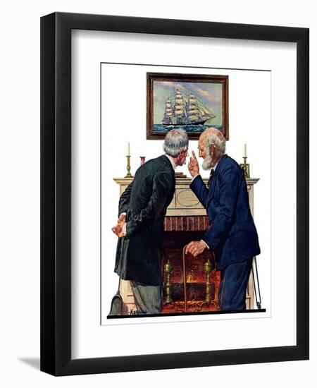 "Old Salts,"March 21, 1931-J.F. Kernan-Framed Premium Giclee Print