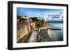 Old San Juan City Gate, Puerto Rico-George Oze-Framed Photographic Print