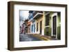 Old San Juan Street Charm I-George Oze-Framed Photographic Print