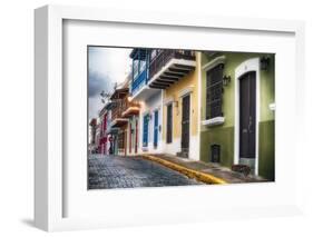 Old San Juan Street Charm I-George Oze-Framed Photographic Print