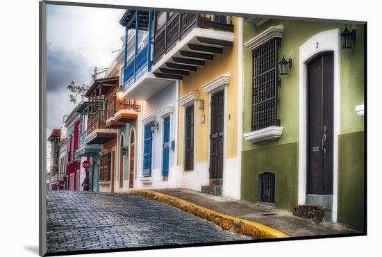 Old San Juan Street Charm I-George Oze-Mounted Photographic Print