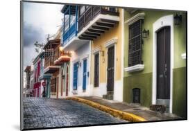 Old San Juan Street Charm I-George Oze-Mounted Photographic Print