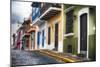 Old San Juan Street Charm I-George Oze-Mounted Photographic Print