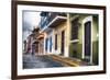 Old San Juan Street Charm I-George Oze-Framed Photographic Print