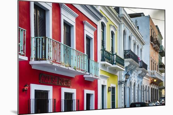 Old San Juan Street Charm II-George Oze-Mounted Photographic Print