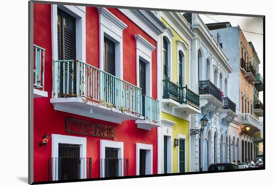 Old San Juan Street Charm II-George Oze-Mounted Photographic Print