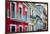 Old San Juan Street Charm II-George Oze-Framed Photographic Print