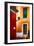 Old San Juan Street Corner Charm-George Oze-Framed Photographic Print