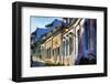 Old San Juan Street In Afternoon Light-George Oze-Framed Photographic Print