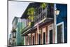 Old San Juan Street In Atmospheric Light-George Oze-Mounted Photographic Print