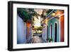 Old San Juan Sunset Glow-George Oze-Framed Photographic Print