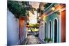 Old San Juan Sunset Glow-George Oze-Mounted Photographic Print