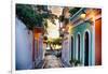 Old San Juan Sunset Glow-George Oze-Framed Photographic Print