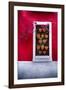 Old San Juan Window, Puerto Rico-George Oze-Framed Photographic Print