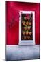 Old San Juan Window, Puerto Rico-George Oze-Mounted Photographic Print