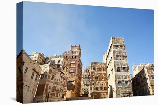 Old Sanaa Building  - Traditional Yemen House-zanskar-Stretched Canvas