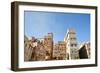 Old Sanaa Building  - Traditional Yemen House-zanskar-Framed Art Print