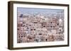 Old Sanaa Buildings - Traditional Yemen House-zanskar-Framed Art Print