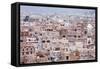 Old Sanaa Buildings - Traditional Yemen House-zanskar-Framed Stretched Canvas