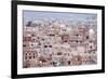 Old Sanaa Buildings - Traditional Yemen House-zanskar-Framed Art Print