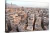 Old Sanaa Buildings - Traditional Yemen Houses-zanskar-Stretched Canvas