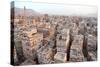 Old Sanaa Buildings - Traditional Yemen Houses-zanskar-Stretched Canvas