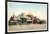 Old Santa Fe Station-null-Framed Art Print