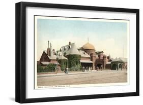 Old Santa Fe Station-null-Framed Art Print