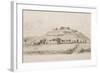 Old Sarum Castle, 1834-J. Fisher-Framed Giclee Print