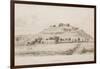 Old Sarum Castle, 1834-J. Fisher-Framed Giclee Print