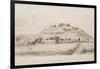 Old Sarum Castle, 1834-J. Fisher-Framed Giclee Print