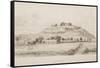 Old Sarum Castle, 1834-J. Fisher-Framed Stretched Canvas