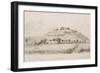 Old Sarum Castle, 1834-J. Fisher-Framed Giclee Print