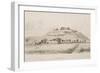 Old Sarum Castle, 1834-J. Fisher-Framed Giclee Print