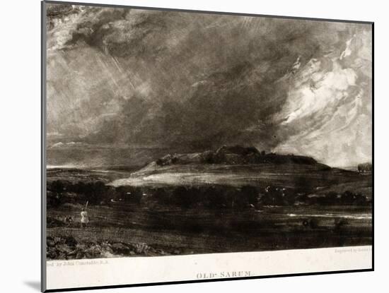 Old Sarum-John Constable-Mounted Giclee Print