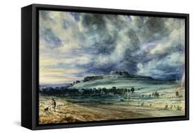 Old Sarum-John Constable-Framed Stretched Canvas