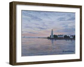 Old Saybrook Light-Bruce Dumas-Framed Giclee Print