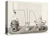 Old Schematic Illustration Of Laboratory Apparatus For Oxygen Production-marzolino-Stretched Canvas