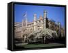 Old School Buildings from Kings College, Cambridge, Cambridgeshire, England, United Kingdom-David Hunter-Framed Stretched Canvas