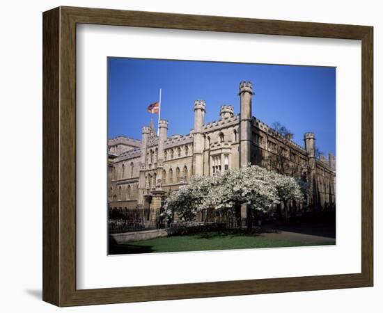 Old School Buildings from Kings College, Cambridge, Cambridgeshire, England, United Kingdom-David Hunter-Framed Photographic Print