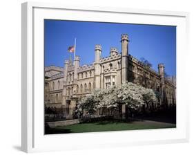 Old School Buildings from Kings College, Cambridge, Cambridgeshire, England, United Kingdom-David Hunter-Framed Photographic Print