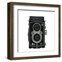 Old School Classic Tlr Camera-andeo-Framed Art Print